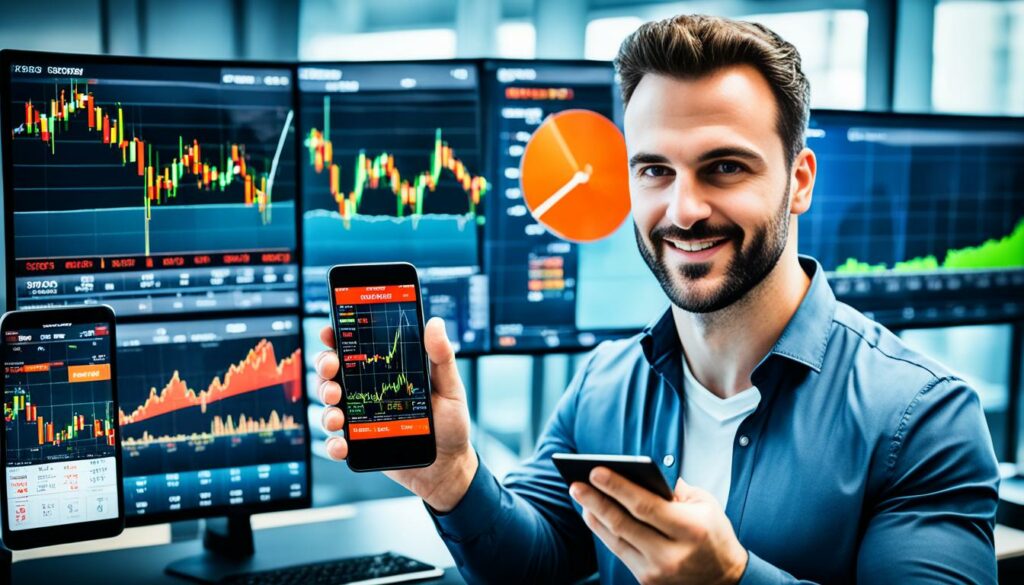 MT4 mobile app features for trading on iOS and Android devices