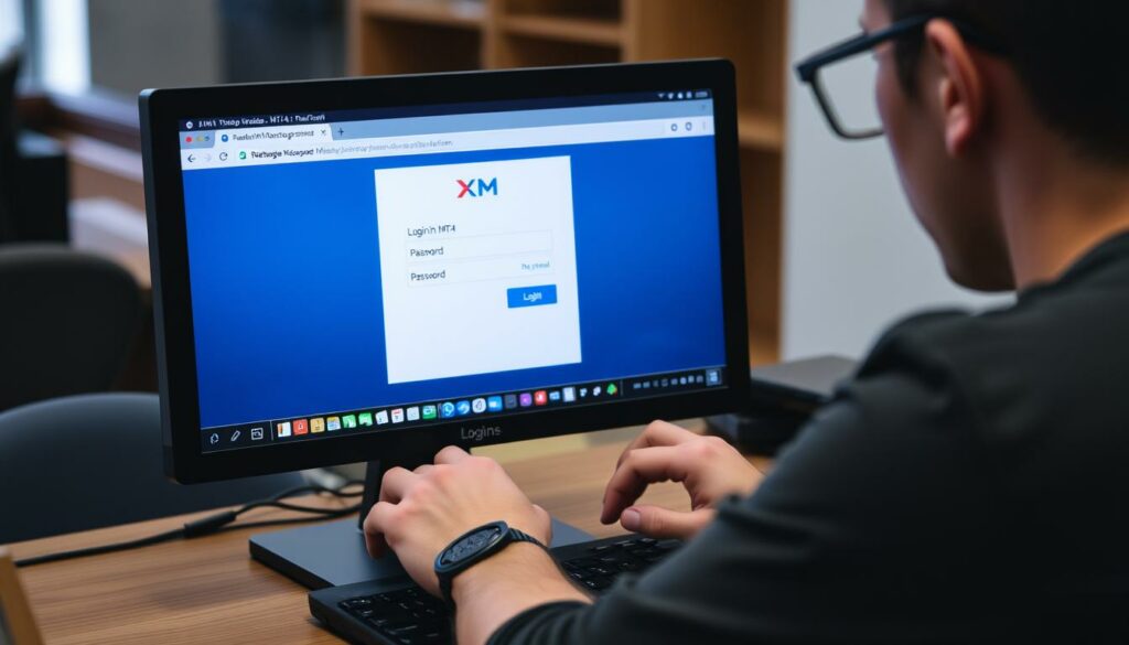 xm mt4 login process